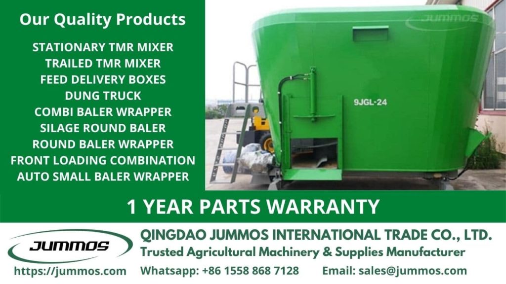 Total Mixed Ration for Beef Cattle, Feed Mixer Manufacturer Jummos