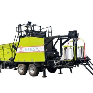 Combi round bale wrapper