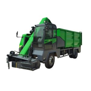 Jummos 9QF manure cleaning truck, self-propelled with front collection head