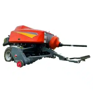 Jummos 9YFQ-2.2C cross-line pickup square baler with spring tooth pickup on white background